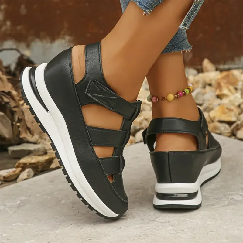 Calyra | Comfortabele Ondersteunende Sandalen – Verstelbare Klittenbandschoenen voor Wandelen