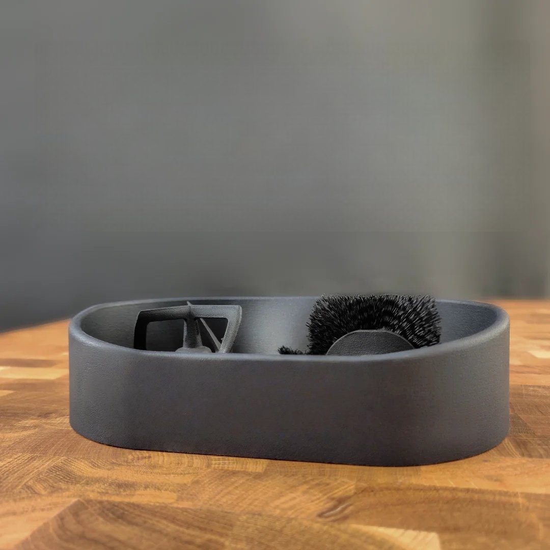 Puribrew | Koffiezetapparaat reinigingsset – Portafilter scrubber, houder en borstel voor espressomachines