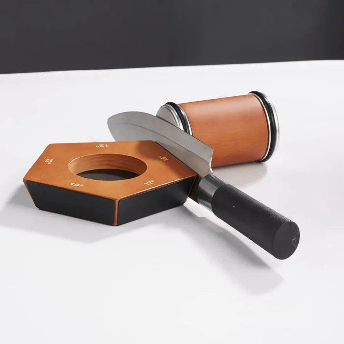BladeRoll | Handmatige Diamant Messenslijper - Compact Rolontwerp, Handheld Slijphulpmiddel