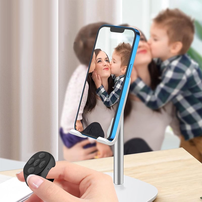 MiniPulse | Draadloze Bluetooth-afstandsbediening - Compacte vingertipcontroller voor apparaten en presentaties