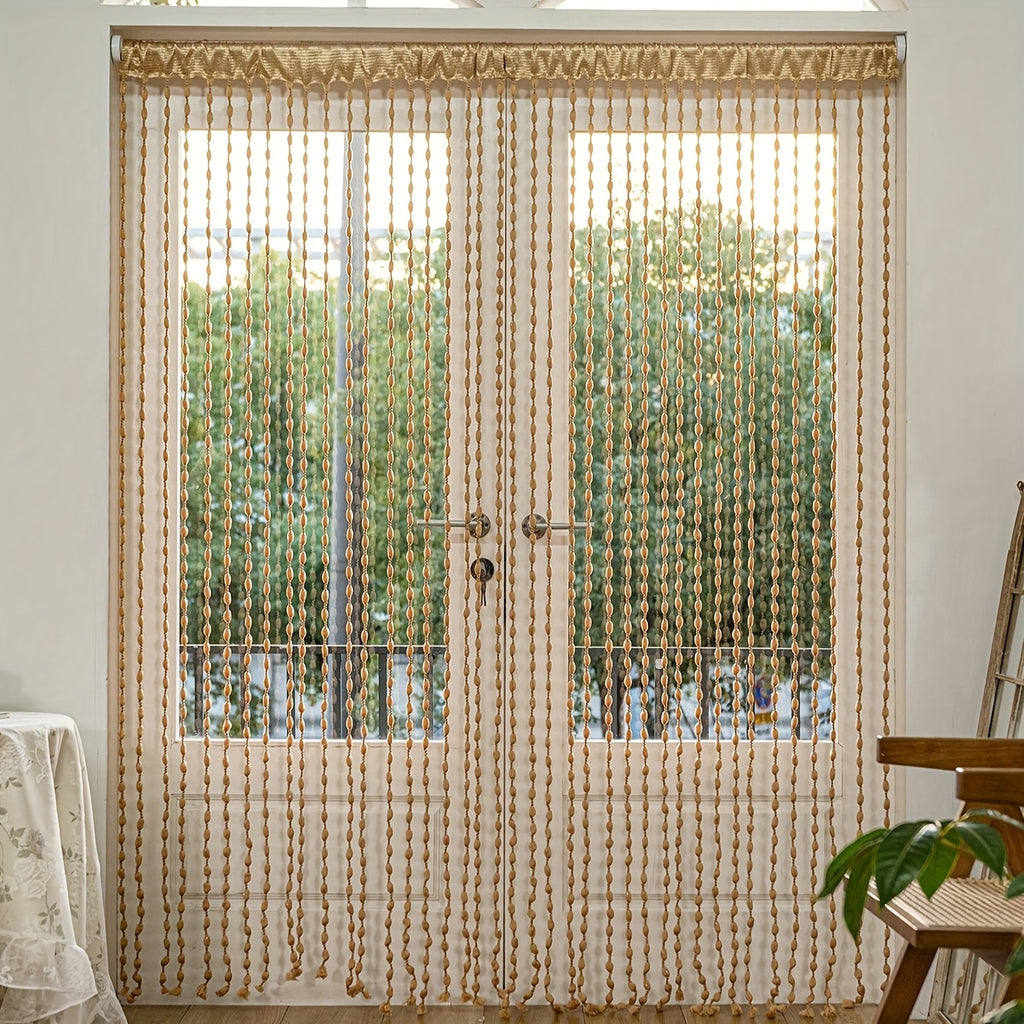 BohoVeil | Kralen Deurgordijn - Boho Lantaarn Bal Opknoping kamerscherm & Woondecoratie
