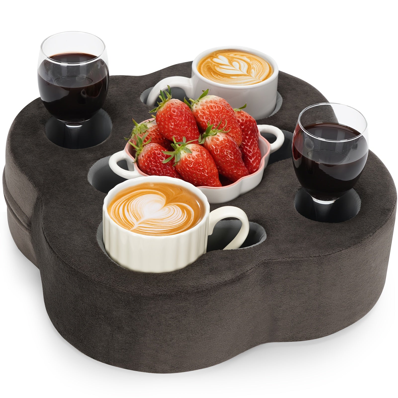 ComfyCaddy | Couch Cup Holder Pillow – Zachte sofa-dienblad & caddy