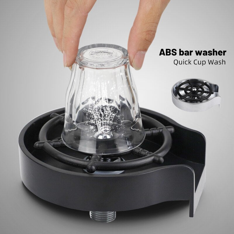 RinsePro | Automatische Glazenwasser - Snel Schoon Bar & Keuken Glazen Spoelen Gereedschap