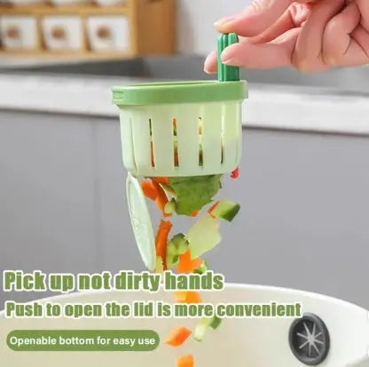 CactusCatch | Automatisch Cactus gootsteenzeefje - Uitwerping van voedselresten met drukknop