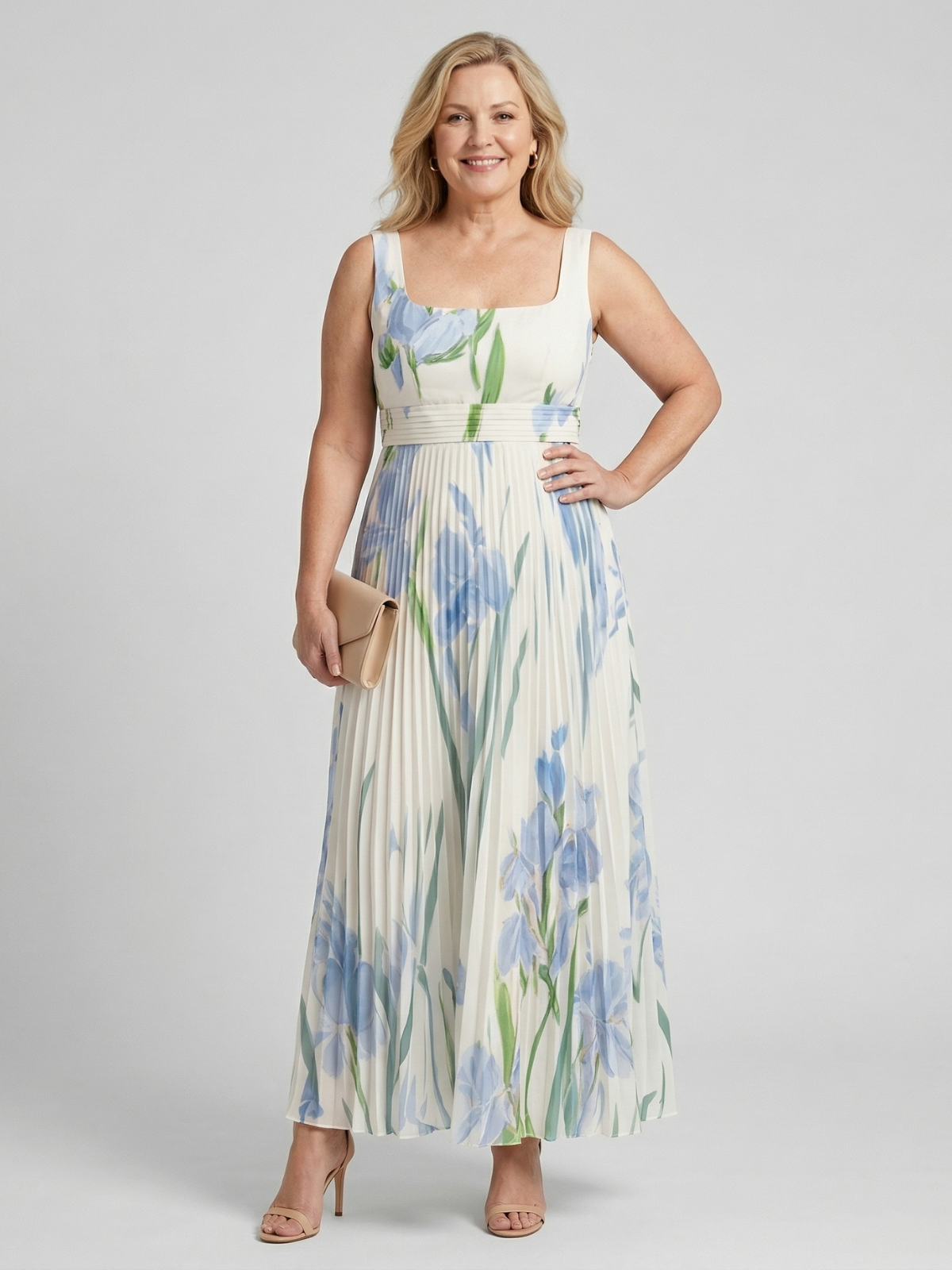 Wumi | Boho bloemen maxi-jurk voor dames – elegante, zwierige A-lijn lange jurk