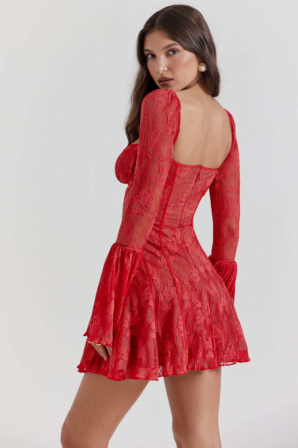 Ryela | Elegante maxi-jurk voor dames – luxe zwierige lange jurk, formele avondjurk