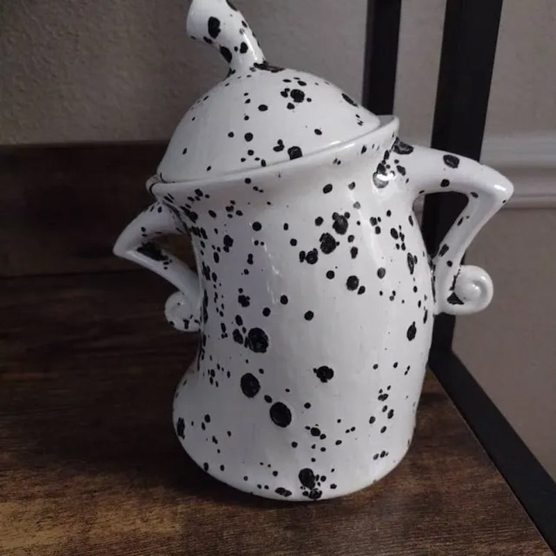 QuirkyJar | Opbergpot met deksel - Grillige decoratieve keuken- of schapcontainer