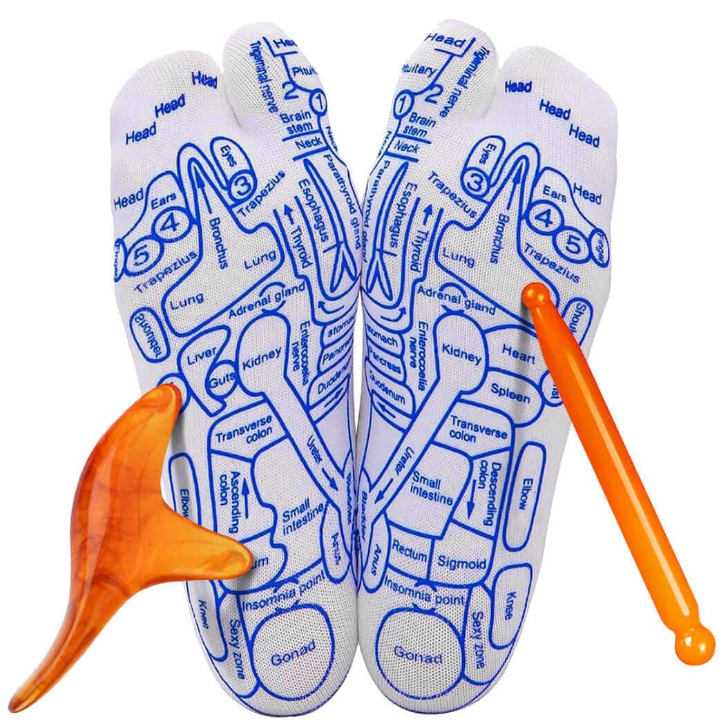 PressPoint | Acupressuur reflexologiesokken voor verlichting van voetpijn en verbeterde bloedsomloop