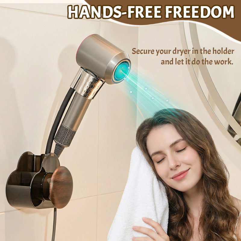 StyloHold | Verstelbare wandhouder voor haardroger – 360° flexibel, handenvrij