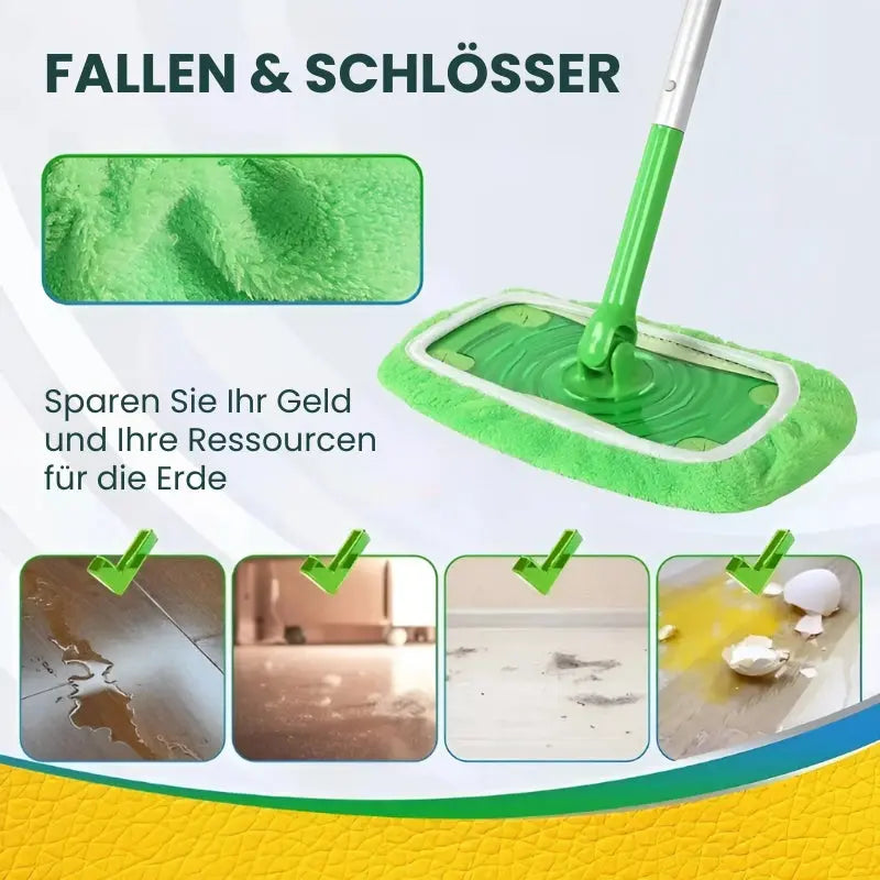 SweeperSavvy | Herbruikbare Mop Pad - Vervanging voor Swiffer Sweeper - Schoonmaak Pad