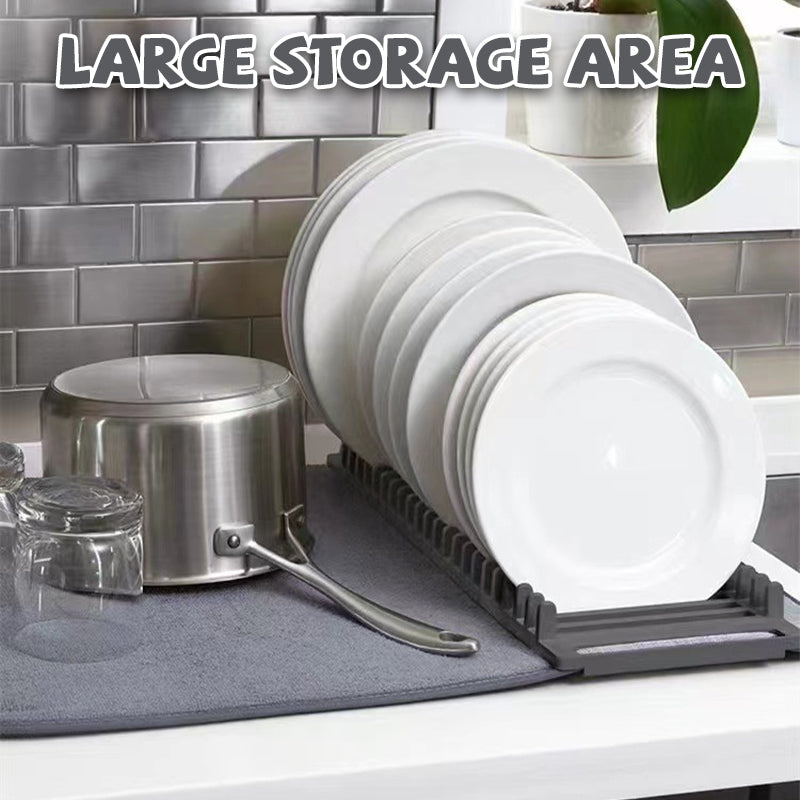 DishNest | Multifunctionele afdruipmat – Absorberende, sneldrogende, antislip keukenmat
