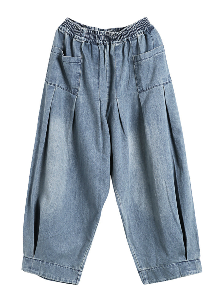 Yalira | Dames Baggy Jeans – Casual Losse Pasvorm, Zachte Denim, Comfortabele Broek