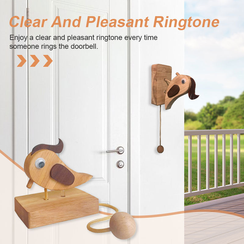 TapNest | Woodpecker Wooden Doorbell – Decorative Home & Café Doorbell