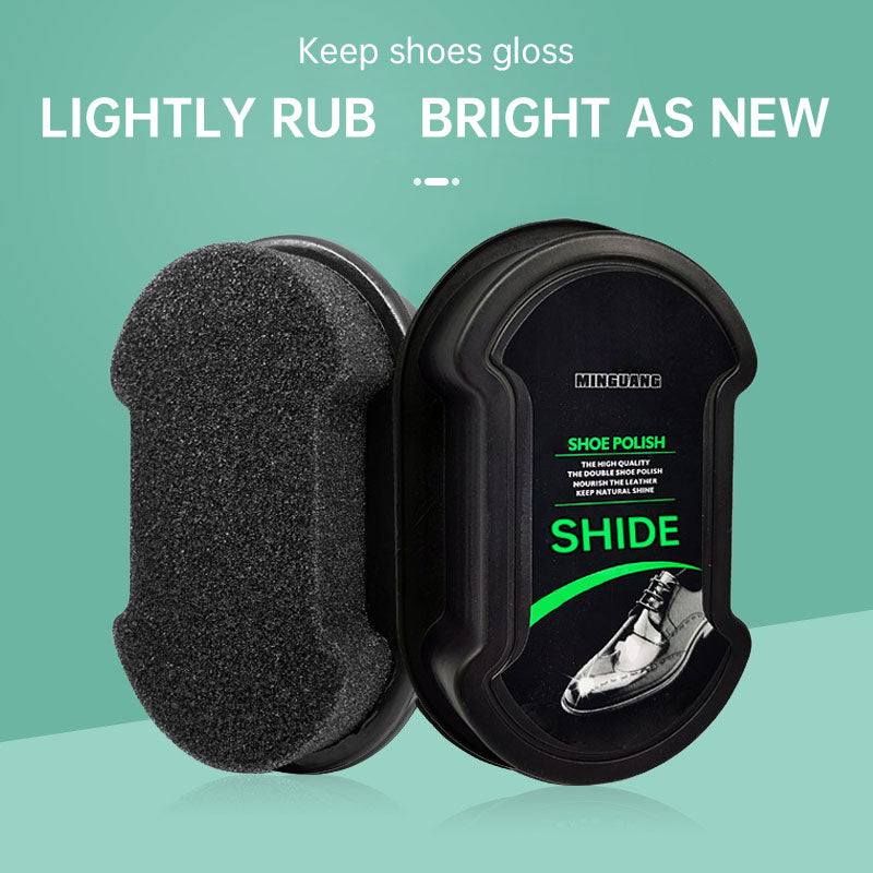 ShinySide | Multifunctionele dubbelzijdige schoenpoets – kleurloze crème en wax