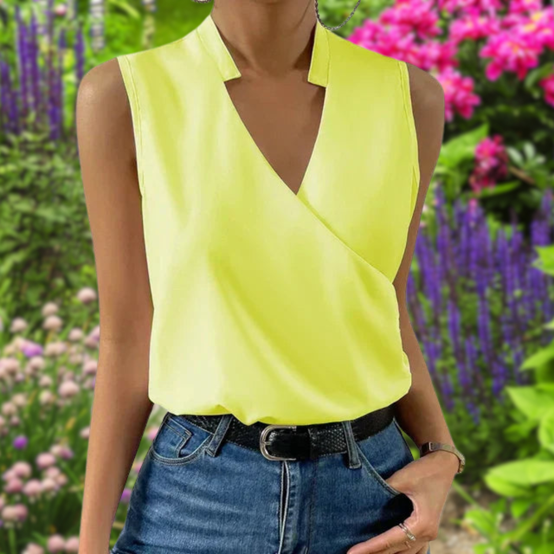 Brena | Tijdloze elegante blouse voor dames – stijlvolle knoopblouse