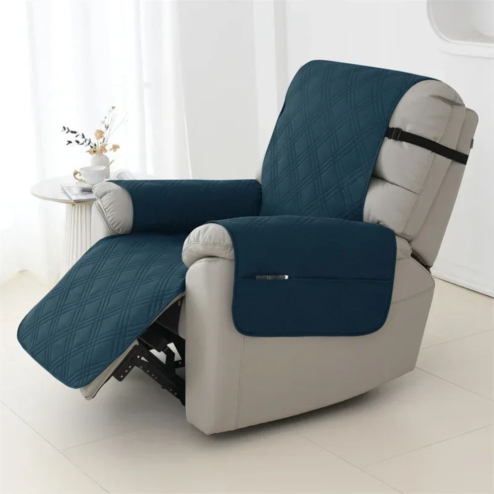 ShieldSeat | Waterdichte Gewatteerde Stoelhoes voor Relaxfauteuil – Bescherming tegen Vlekken en Slijtage