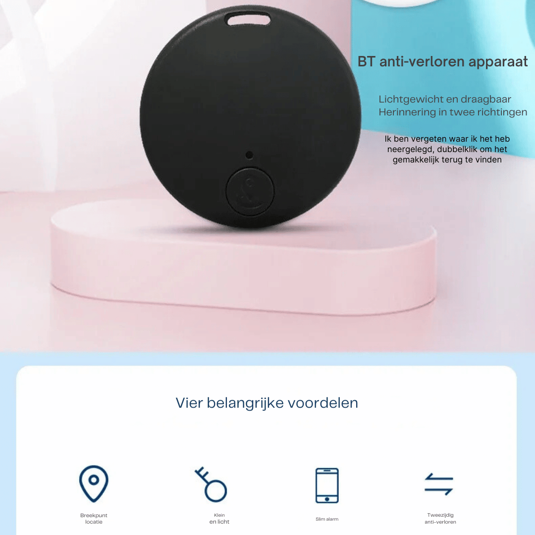 MiniTracer | Mini GPS-tracker voor auto's, sleutels en huisdieren – realtime locatiezoeker, anti-verliesapparaat
