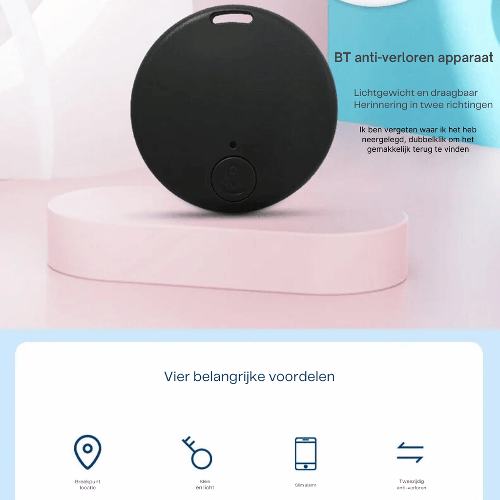 MiniTracer | Mini GPS-tracker voor auto's, sleutels en huisdieren – realtime locatiezoeker, anti-verliesapparaat