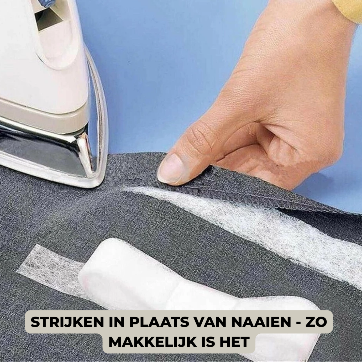 FabGrip | Dubbelzijdige kleefband voor stof - sterke hechting zonder naaien voor textiel