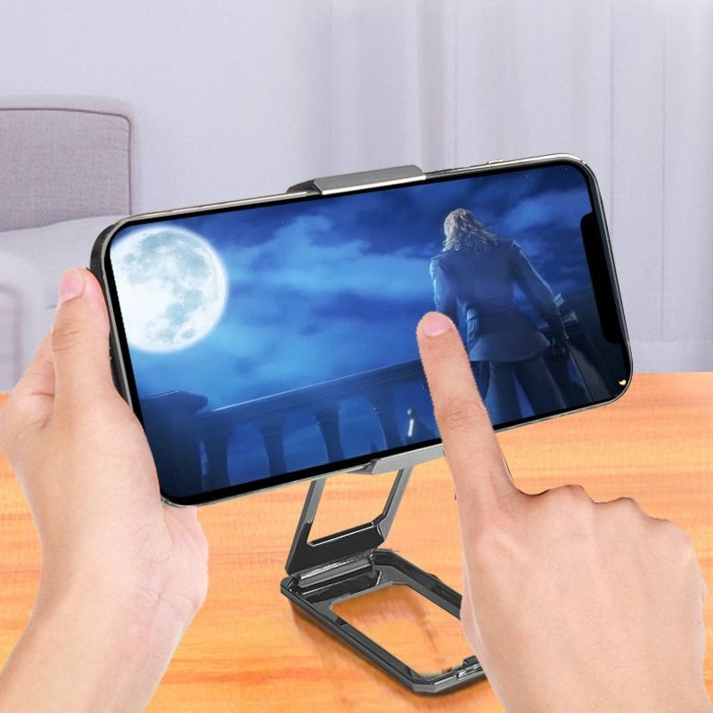 Griply | Opvouwbare Achterclip Telefoonhouder – Verstelbare Stand, Vinger-ring Grip