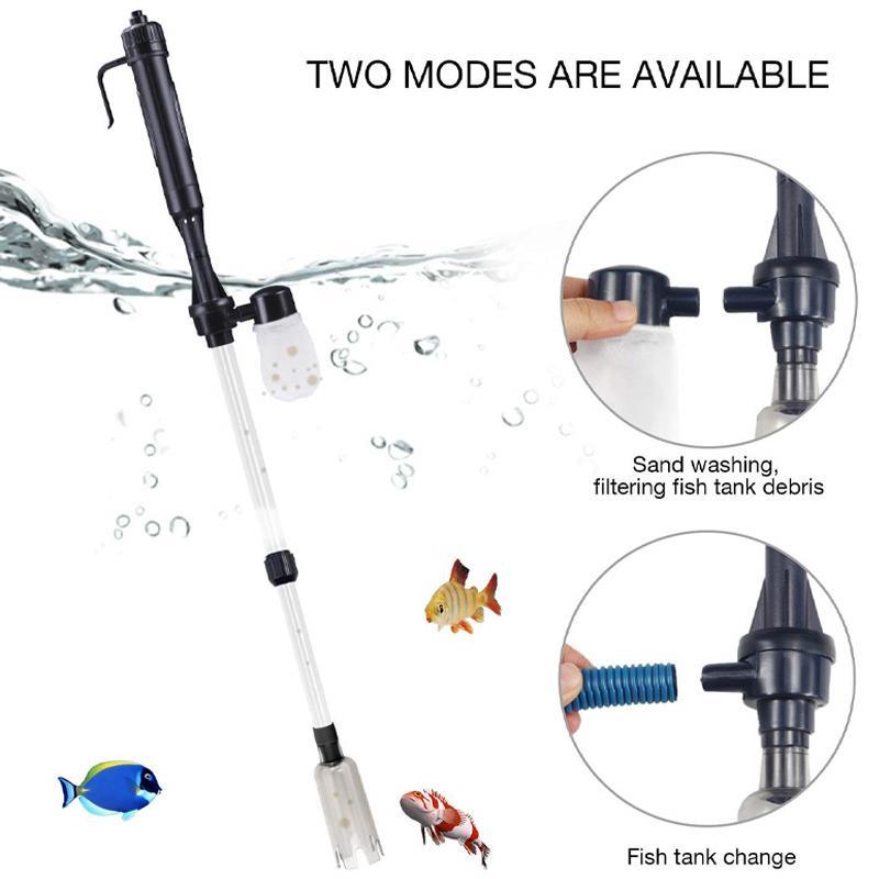 HydroSweep | Automatische elektrische aquariumgrindreiniger en waterwisselaar - hevelpomp, filter, zandspoeler voor aquariumvissen
