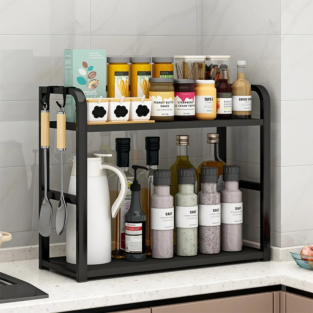 KitchenGlint | Strakke roestvrijstalen wandplank – Moderne keukenorganizer en duurzaam opbergrek