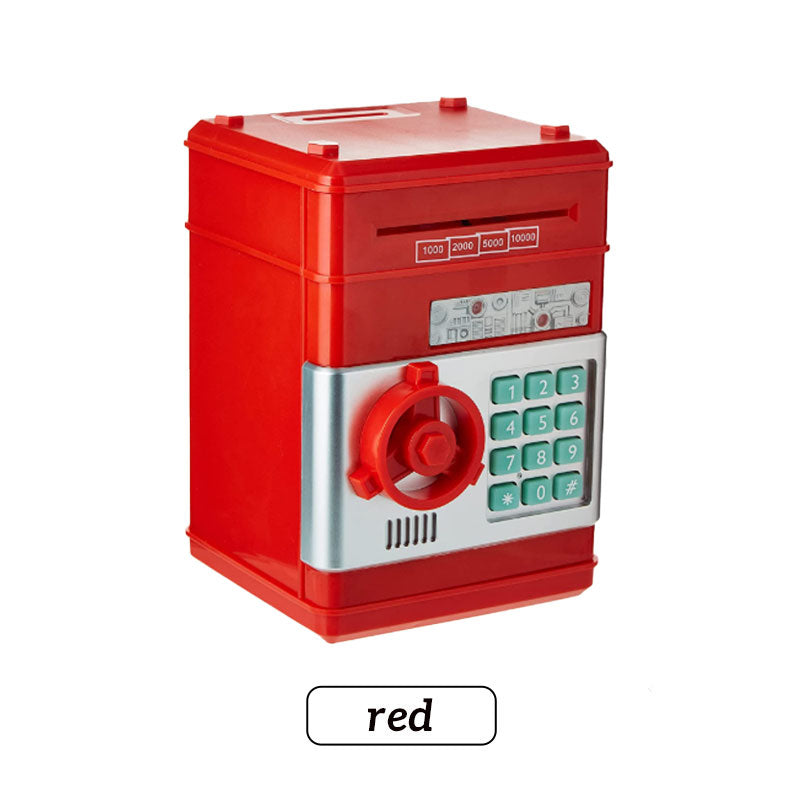 MiniVault | ATM-spaarpot met wachtwoord, elektronische munt- en geldkluis, spaarpot voor kinderen