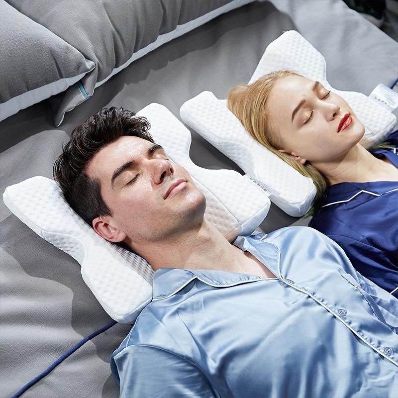 CuddleCradle | Langzaam terugverend kussen voor koppels – Armsteun en comfortkussen voor zijslapers