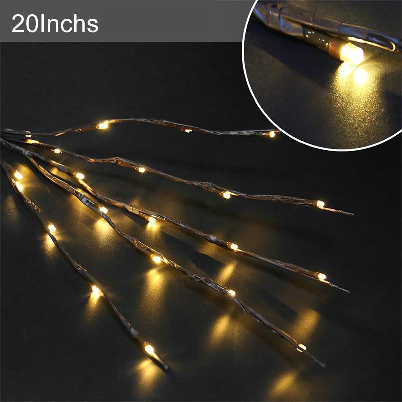 FlareTwigs | LED Decoratief Twijglampje - Takkenontwerp, Batterijgevoed voor Home Decor & Sfeerverlichting