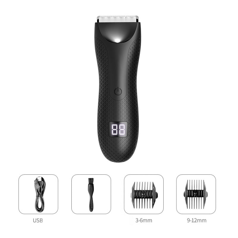 Shavix | Heren Bodytrimmer – Elektrische Intieme & Lichaamstrimmer, Waterdicht, Draadloze Tondeuse