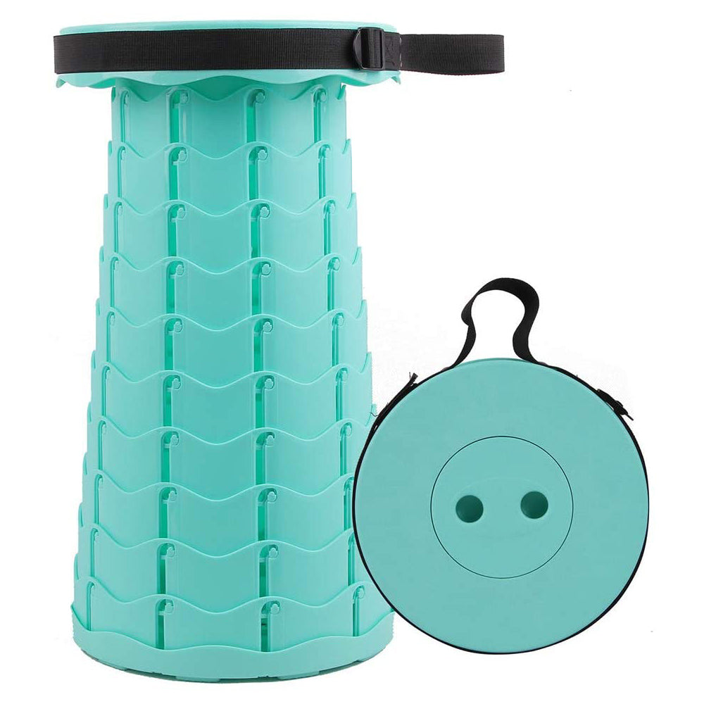 PackSit | Opvouwbare kruk – Draagbare zitplaats voor kamperen, vissen en wandelen, met verstelbare hoogte