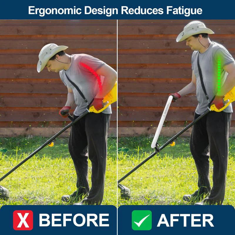 ErgoTrim | Ergonomische Handgreepverlenging voor Trimmer – Verstelbare Trimmergreep