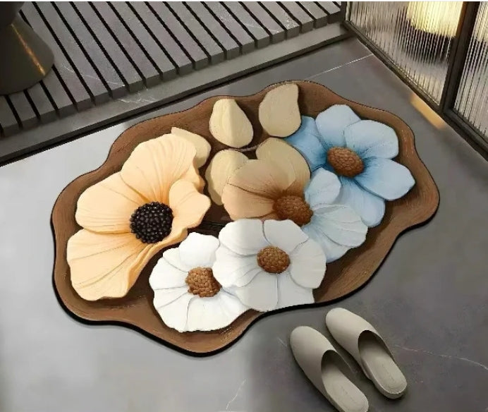 BathPod | 3D antislip badmatten set – sneldrogend, veilig en comfortabel badmatje