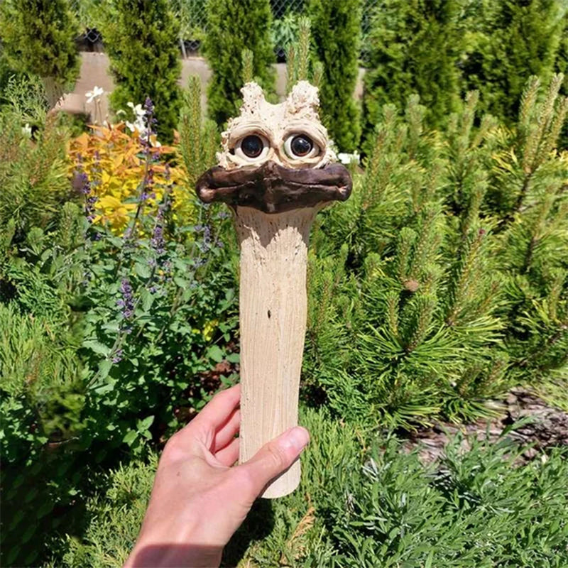TricksterBird | Grappige Tuindecoratie – Verborgen Langnek Kip/Ostrich Beeld