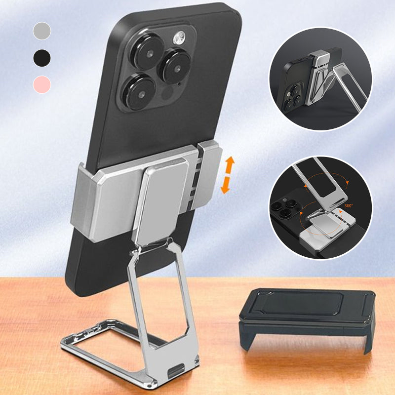 Griply | Opvouwbare Achterclip Telefoonhouder – Verstelbare Stand, Vinger-ring Grip