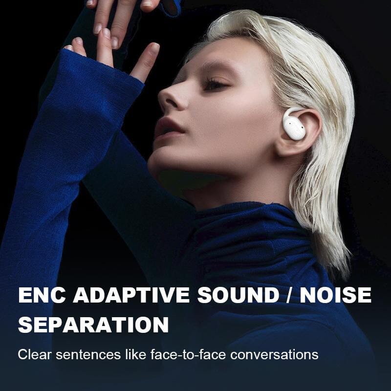 EchoLoop | Draadloze open Bluetooth oordopjes - Sport & hardloop koptelefoon