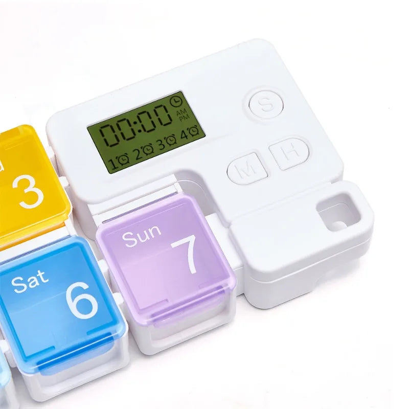 SmartDose | Slimme Elektronische Weekelijkse Pillendoos – 7-daagse Alarm Pillendoos