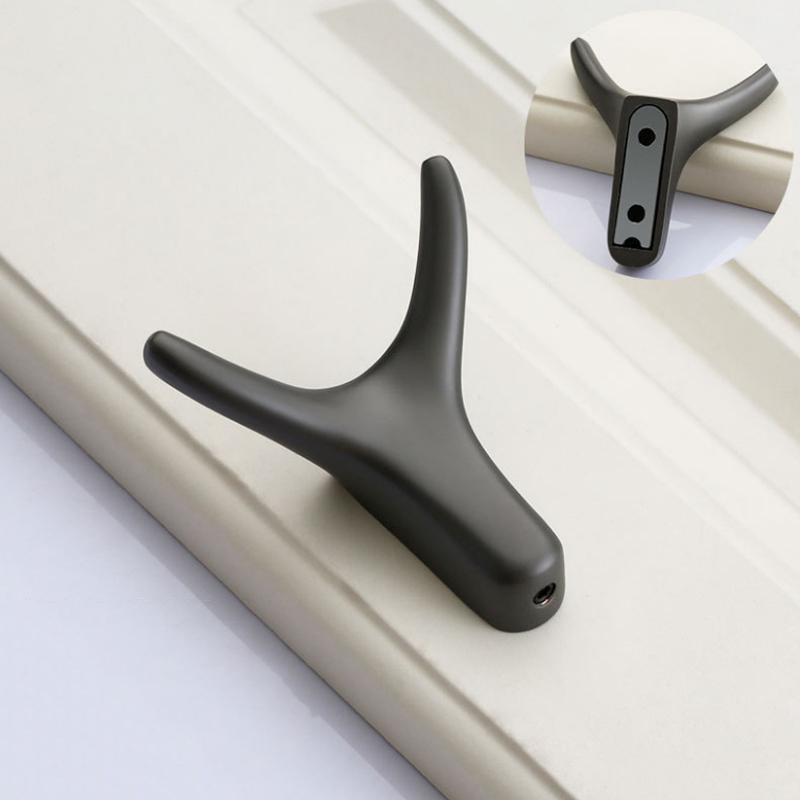EliteHook | Hoorn Wandhaken – Elegante Mini Kapstokhaken, Metalen Wanddecoratie