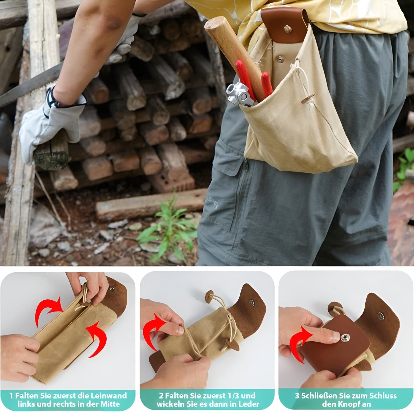 Straply | Robuuste canvas tas, veelzijdige reis- en dagelijkse draagtas, duurzame schoudertas