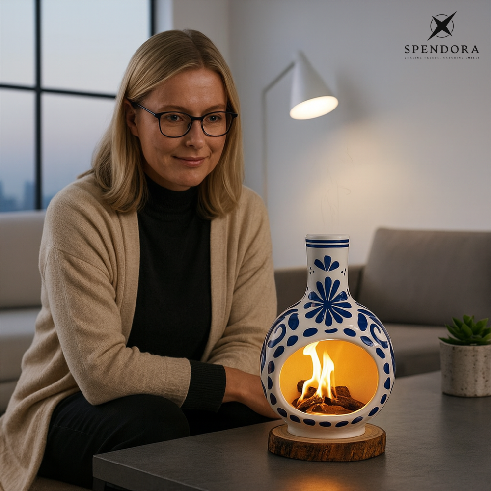 CeramiZen | Handgemaakte keramische Palo Santo-houder – stijlvolle wierookbrander voor meditatie