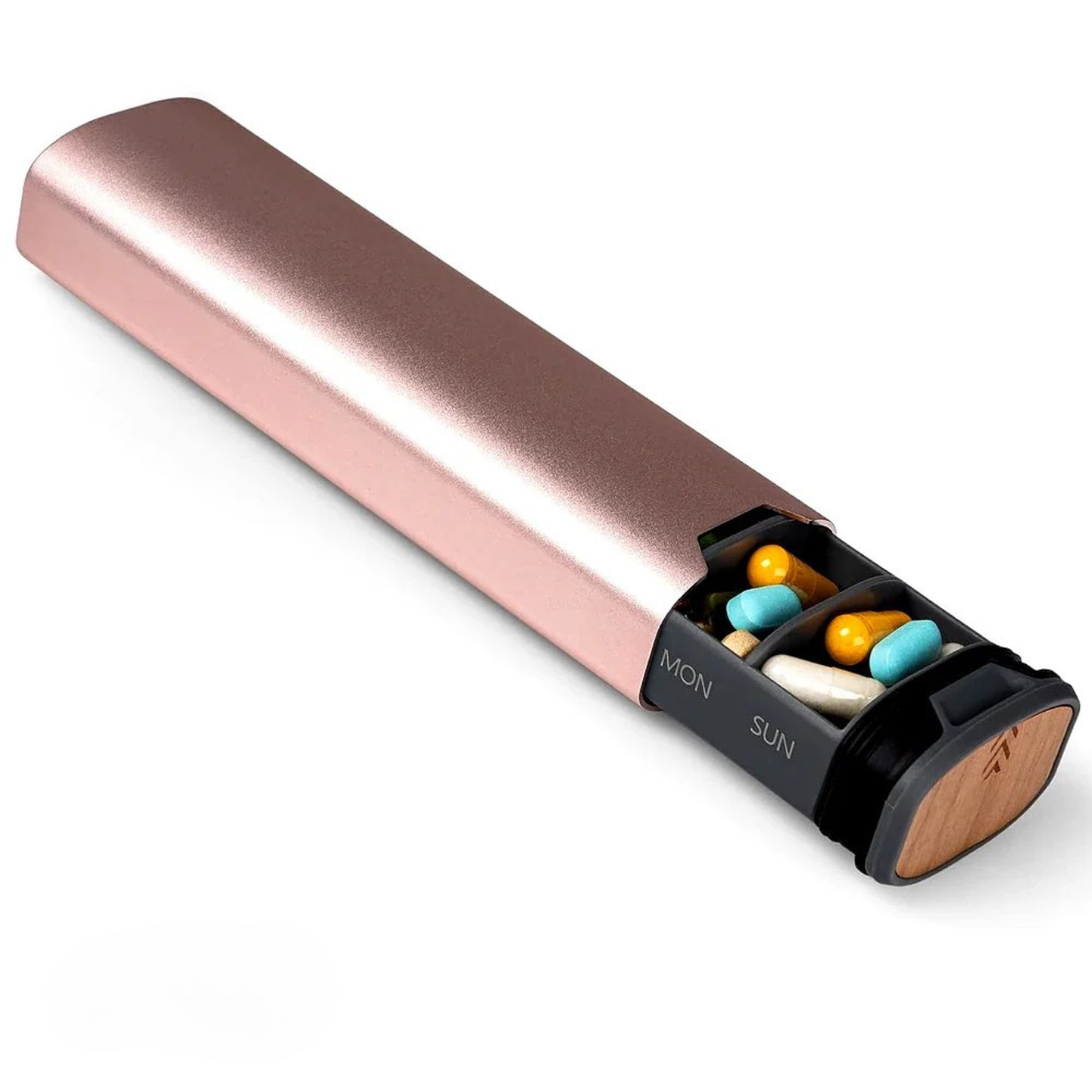 Pillara | Elegante 7-daagse pillendoos – Compacte, lekvrije weekorganizer voor medicijnen