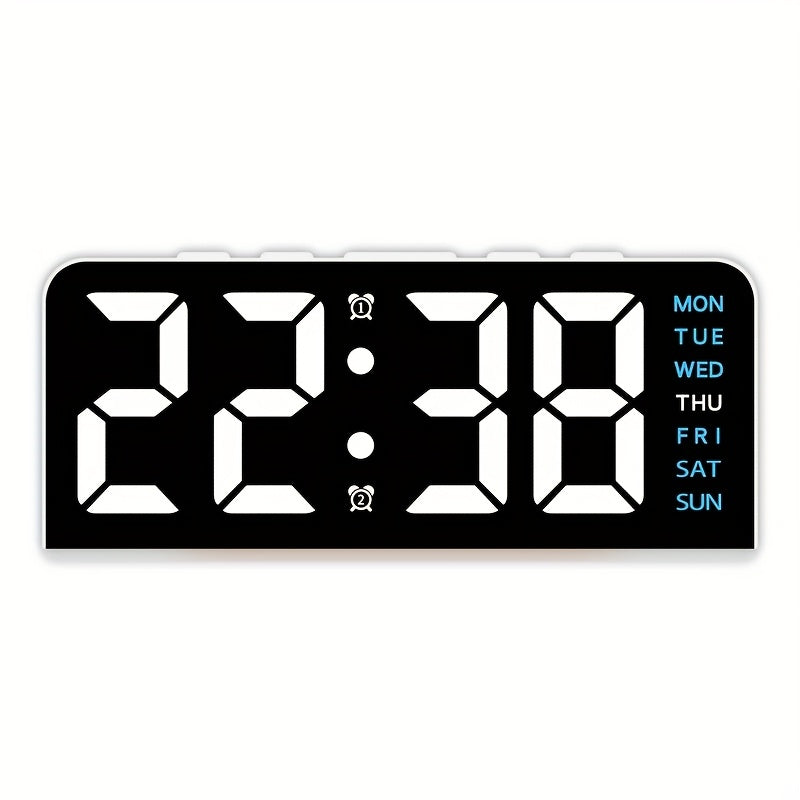 TimePulse | Digitale LED Wekker met Nachtlampje - Stil & Modern Ontwerp