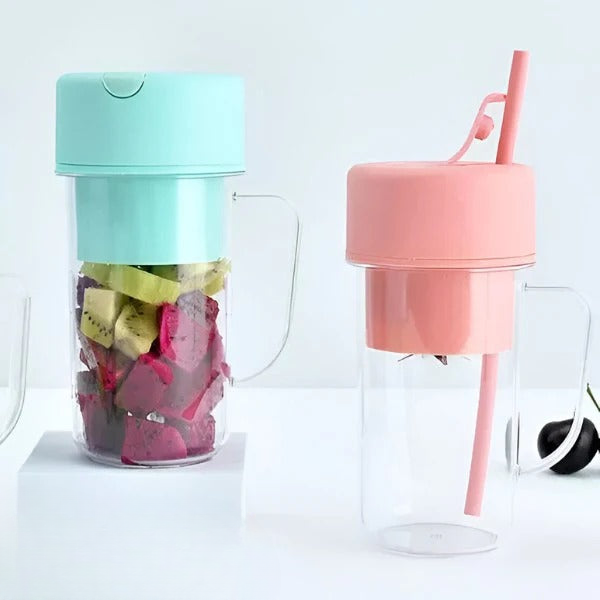 BlendGo | Draagbare USB Blenderbeker – 420ml Smoothies & Shakes, Reisbureauvriendelijk