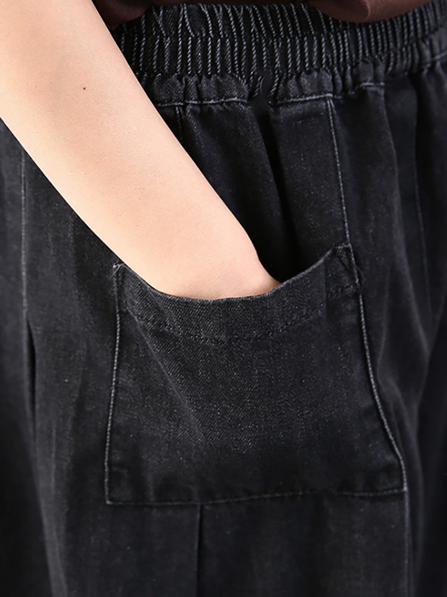 Yalira | Dames Baggy Jeans – Casual Losse Pasvorm, Zachte Denim, Comfortabele Broek