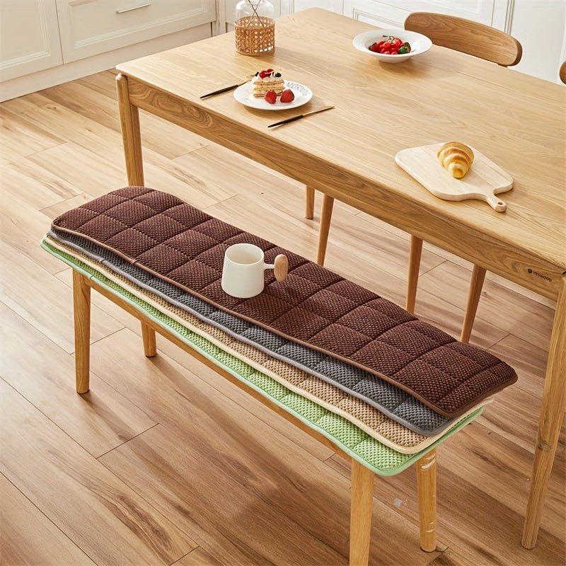 LineaSeat | Geometrisch Bankkussen – Verdikt Lang Zitkussen, Gewatteerd Stoelkussen