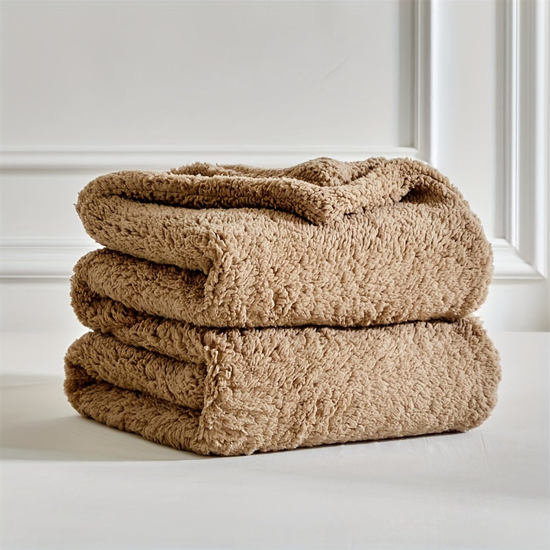 Snugglefy | Ultrazachte sherpa fleecedeken – warm, knus, omkeerbaar, machinewasbaar voor op de bank en in bed