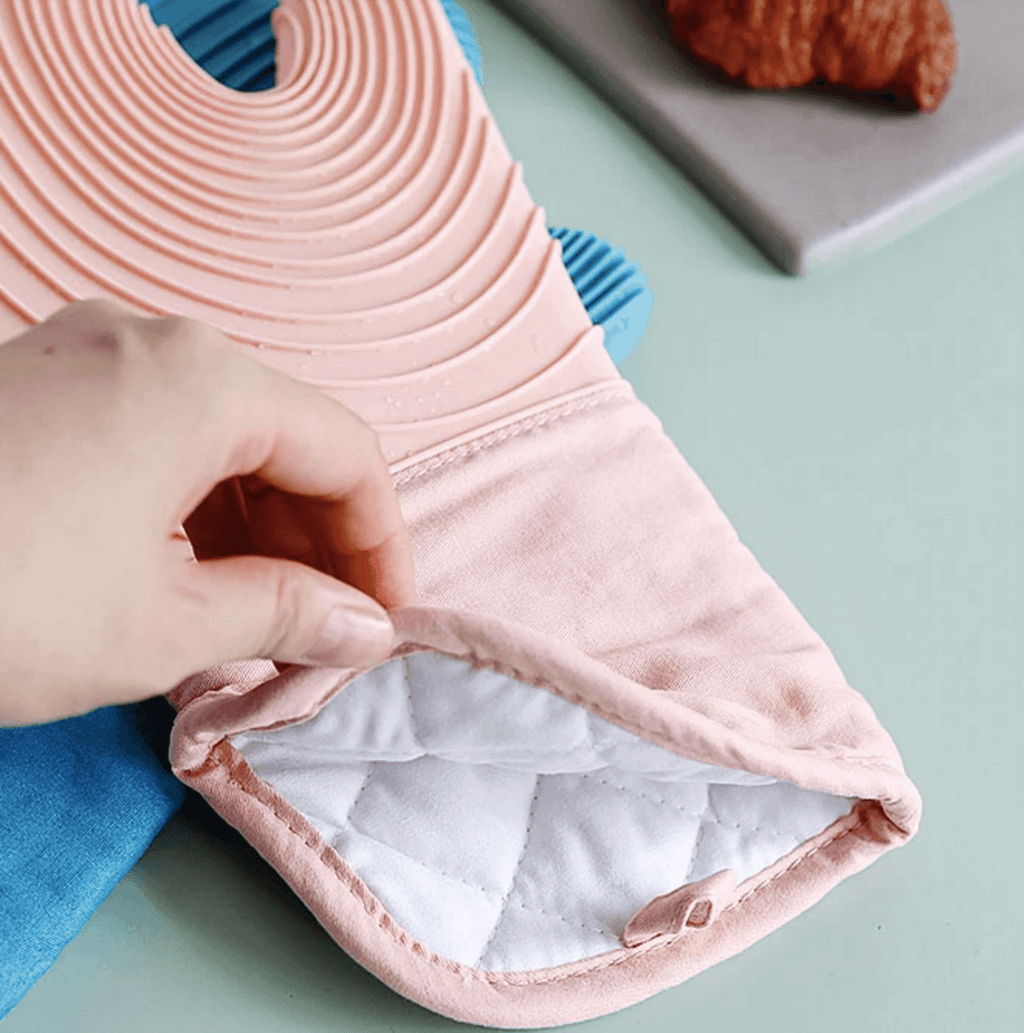 BurnBlock | 2 Stuks Silicone Hittebestendige Handschoenen, Oven, BBQ, Keuken, Antislip Grip