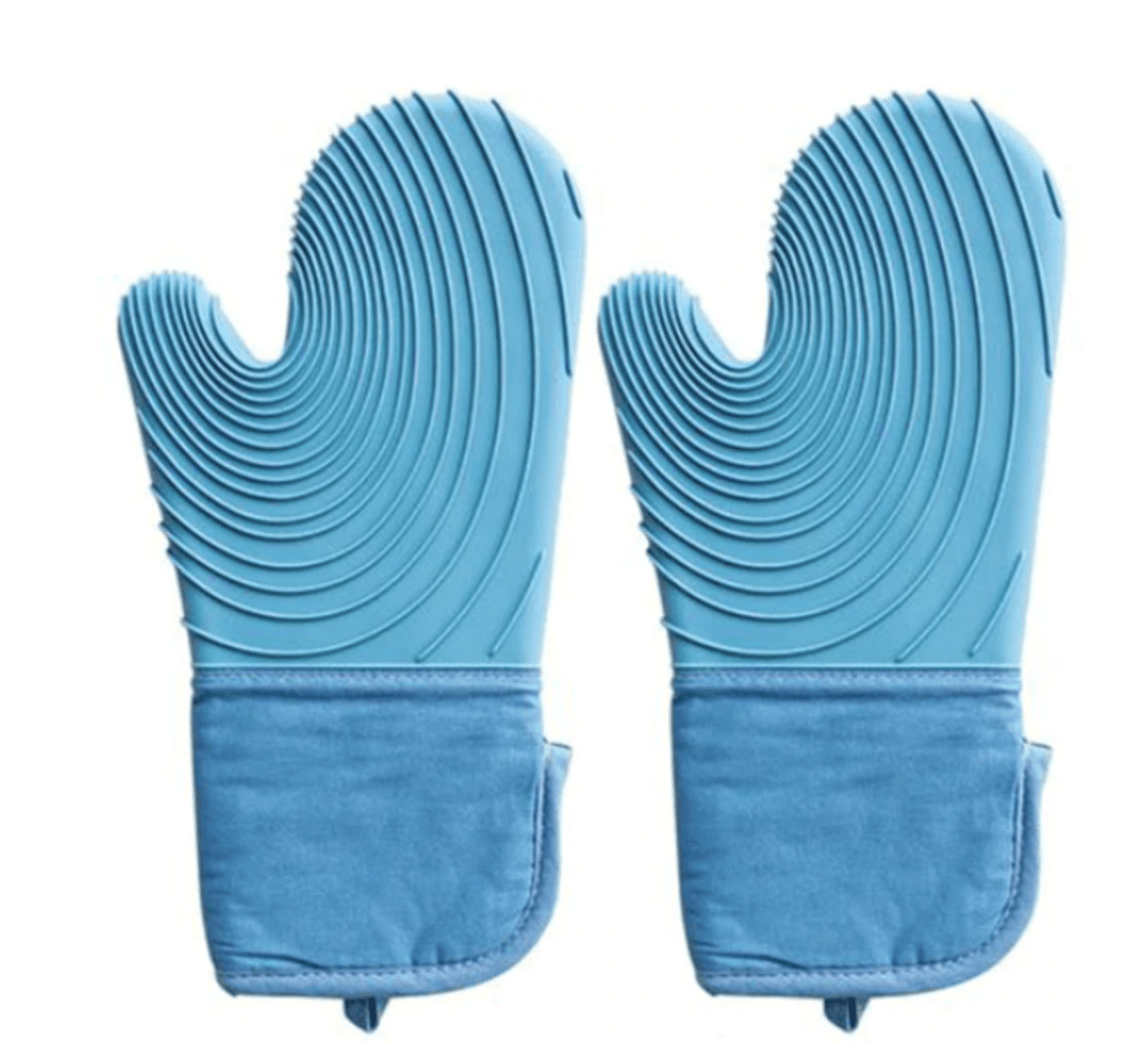 BurnBlock | 2 Stuks Silicone Hittebestendige Handschoenen, Oven, BBQ, Keuken, Antislip Grip