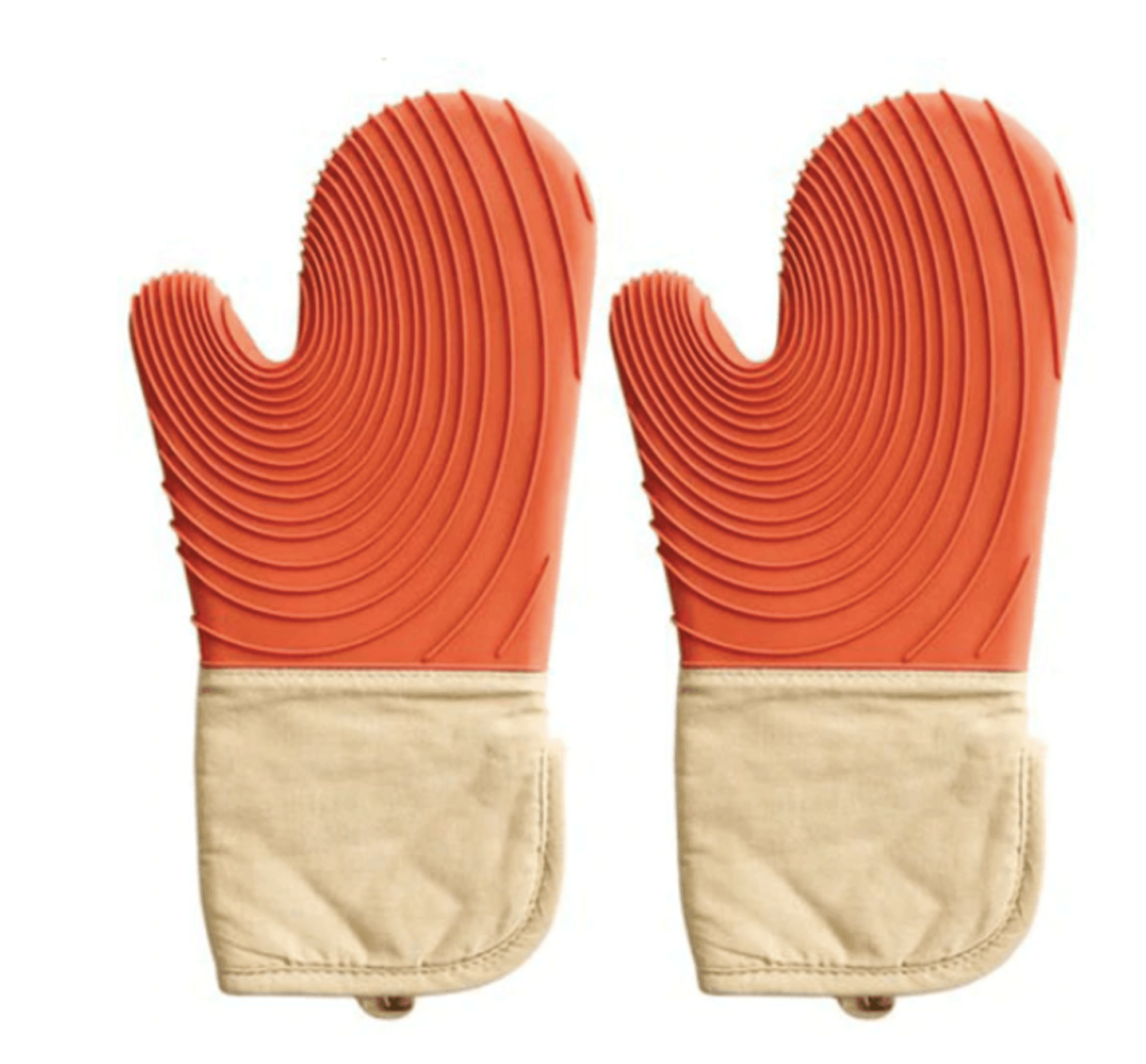 BurnBlock | 2 Stuks Silicone Hittebestendige Handschoenen, Oven, BBQ, Keuken, Antislip Grip