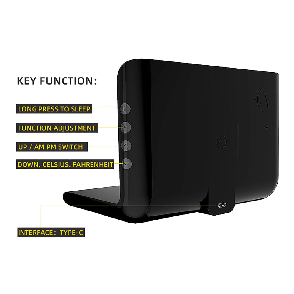 VoltEase | Slimme 3-in-1 draadloze oplader – Snel opladen met 10 W en LED-display